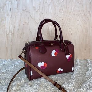 COACH MINI BENNETT SATCHEL BAG FIELD FLORA PRINT